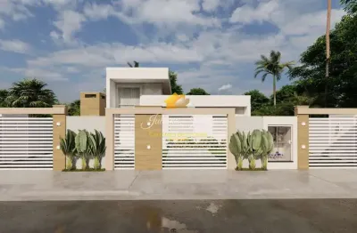 Casa linear com 3 quartos, à venda, no mariléa, a 50 metros da rodovia amaral peixoto