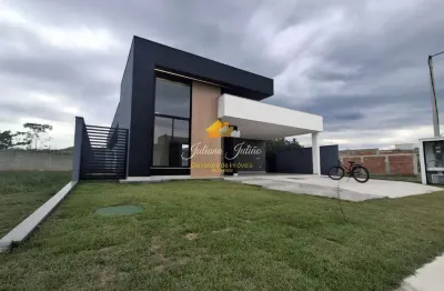 Casa linear em alto padrão com 3 quartos sendo 2 suítes no condomínio viverde 2 em rio das ostras rj