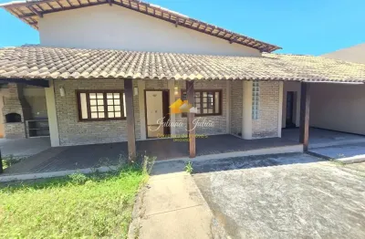 Casa linear com 3 quartos sendo 2 suítes na cancela preta em macaé