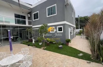 Casa duplex de alto padrão, com 6 quartos e piscina, no jardim mariléa, rio das ostras, rj