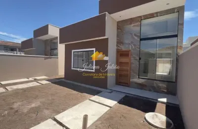 Casa linear com 3 quartos, na enseada das gaivotas, rio das ostras, rj