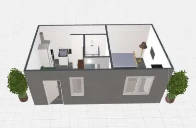 Loft para venda em arraial do cabo, figueira - caiçara, 1 dormitório, 1 banheiro, 1 vaga