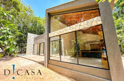 Viva o encanto em pipa: casa no condomínio arbo 3 suítes c/ piscina