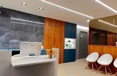 Manhattan business office.- sala mobiliada com 4 consultorios em pleno funcionamento