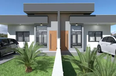 Casa para venda em palhoça, guarda do cubatão, 2 dormitórios, 1 suíte, 2 banheiros, 1 vaga