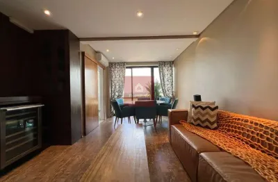 Duplex em pinheiros para locação 82m semi mobiliado