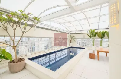 Linda cobertura duplex com vista aberta para o parque ibirapuera 4 quartos, 649.3m², 8 vagas.