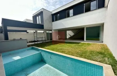 Casa em condomínio fechado no campo belo 505m 4suítes/4vagas recém entregue