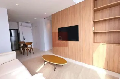 Mobiliado! apartamento com 1 dormitório, 1 vaga e com 44 m² - jardim paulista