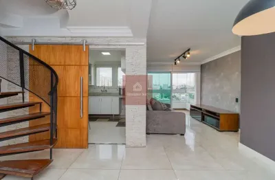 Cobertura duplex! 3 dormitórios, 2 suítes, 2 vagas e com 168 m²