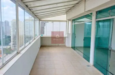 Cobertura à venda com 270m² , 3 dormitórios sendo 1 suíte com closet - moema/sp