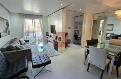 Belíssimo apartamento em moema pássaros c/ 79m², andar alto, 2 dormitório, sendo 1 suíte.