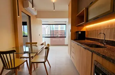 Semi-mobiliado! apartamento com 1 dormitório, com 32m², próximo ao metrô - moema