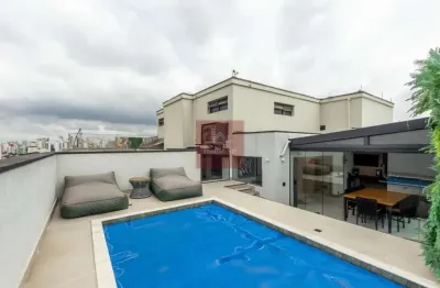 Cobertura para venda com 2 quartos, sendo 2 suítes, 195m²