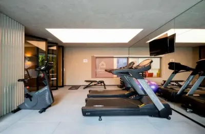 Apartamento mobiliado para locação em moema com 1 suíte e varanda a poucos passos do metrô