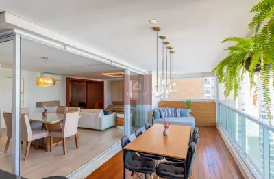 Apartamento para venda campo belo 194m 4suítes 3vagas varanda gourmet mobiliado