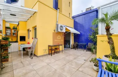Cobertura penthouse em moema índios, 88,95m², fora de rota, 2 dormitórios, sendo 2 suítes.