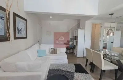 Mobiliado! apartamento duplex com 2 dormitórios, 2 vagas e com 60m² - moema