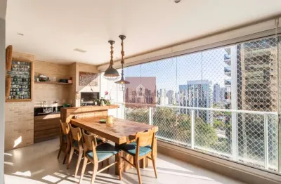Lindo apartamento de bom gosto, reformado no brooklin com muito lazer
