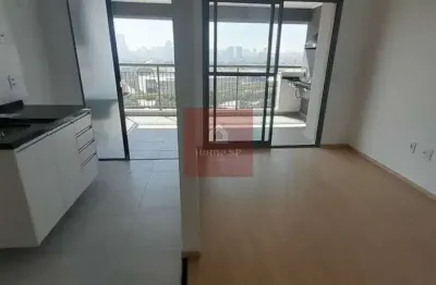 Apartamento 46 m2,  1 suíte, 1 vaga , churrasqueira no terraço.