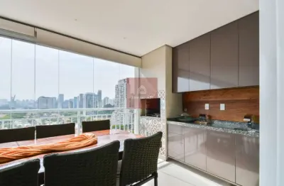 Apartamento tipo para venda em brooklin paulista com 3 quartos, sendo 3 suítes, 199m²