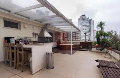 Cobertura para venda em campo belo com 2 quartos, sendo 1 suíte, 191m²