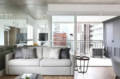 Apartamento com 1 quarto para alugar na Rua Jean Peltier, --, Brooklin, São Paulo