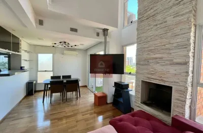 Apartamento Duplex para locação na Chácara Santo Antônio - 1 suíte + 1 escritório 2 vagas !