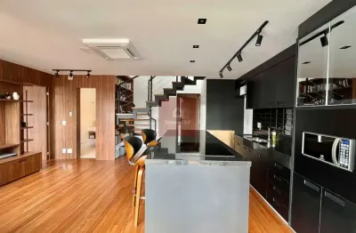 Cobertura à venda no brooklin  110 m²  1 suíte 2 banheiros 1 vaga de garagem semi mobiliado