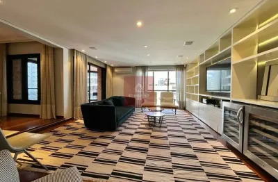 Apartamento alto padrão mobiliado para locação 200m² - vila nova conceição