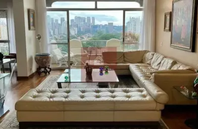 Apartamento à venda no Brooklin 186 m²  3 dormitórios 2 suítes 2 vagas Andar alto Vista livre