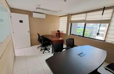 CONJUNTO COMERCIAL PARA LOCAÇÃO - MEIO ANDAR - 90m² - MOBILIADO - 2 VAGAS