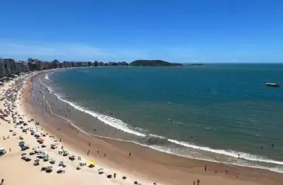 Apartamento frente mar da praia do morro / guarapari - es