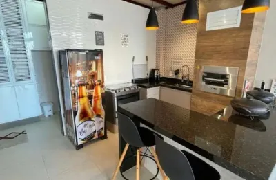 Apartamento frente mar com varanda gourmet / praia do morro - guarapari