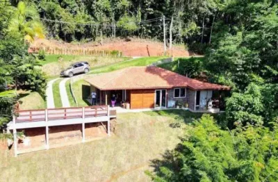Casa de campo linear com 120 m² em domingos martins