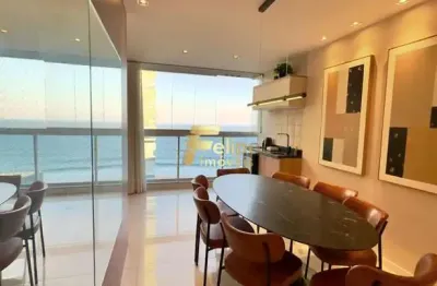 Com vista eterna para o mar, esse lindo apartamento está completamente montado e decorado com extremo requinte.