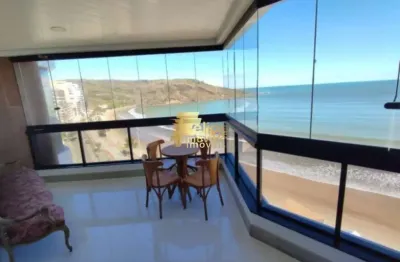 Excelente apartamento frente mar disponível para locação na praia do morro em guarapari/es!