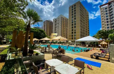 Apartamento com lazer de clube e vista mar na mata da praia.