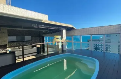 Cobertura duplex em prédio frente ao mar | divisa entre itaparica e itapuã.