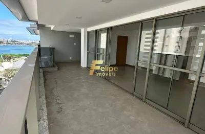 Um maravilhoso e amplo apartamento em um prédio super novo na enseada do suá.