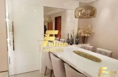 Apartamento com 3 quartos sendo 1 suíte na praia da costa / vila velha - es