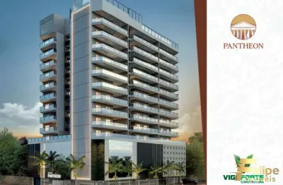 Lançamento! apartamento de 02 quartos, sendo 01 suíte, à venda na praia do morro, em guarapari/es!