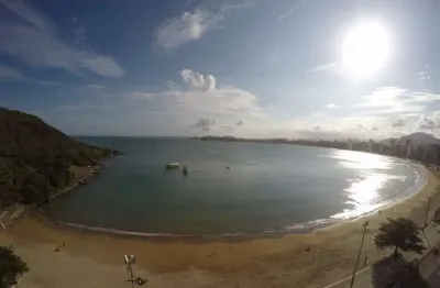 Cobertura linear à venda 4 quartos de frente para o mar da praia do morro - guarapari-es.