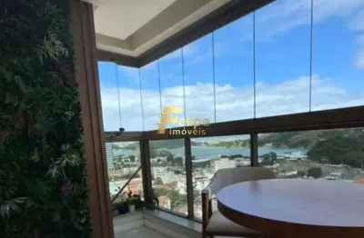 Lindo apartamento de 02 quartos, sendo 01 suíte, sol da manhã e vista incrível para a baía de vitória, à venda na praia do suá, em vitória/es!