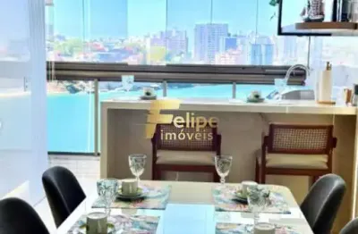 Lindo apartamento de 03 quartos, finamente decorado, com vista para o mar, à venda porteira fechada, em muquiçaba, guarapari/es!