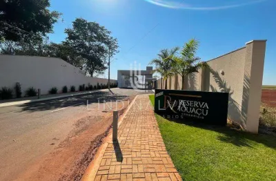Terreno com 660 m2, à venda no condominio fechado reserva do iguaçu.