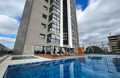 Cobertura mobiliada no ed. liberty, com 3 dormitórios, piscina e linda da vista da cidade
