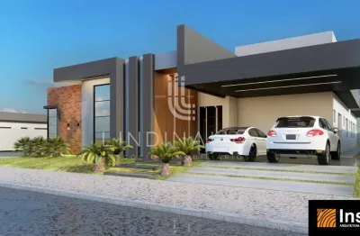 Casa de altíssimo padrão, em construção, no condomínio arco de paris