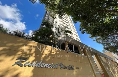 Apartamento semi mobiliado com suíte e 2 quartos no centro de foz do iguaçu