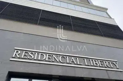 Apartamento semi-mobiliado no Residencial Liberty - região central